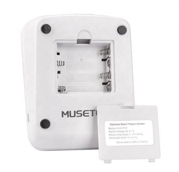 MUSETEX Pressure measuring apparatus,Electronic blood pressure monitor, home use, cuff upper arm type, test blood pressure meter, blood pressure measuring instrument
