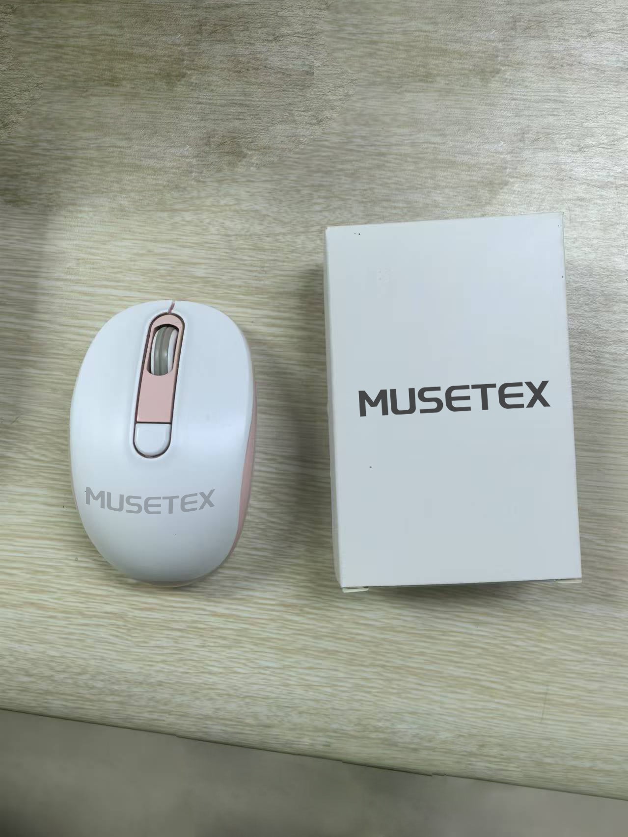 MUSETEX Bluetooth Wireless Computer mice, Pink
