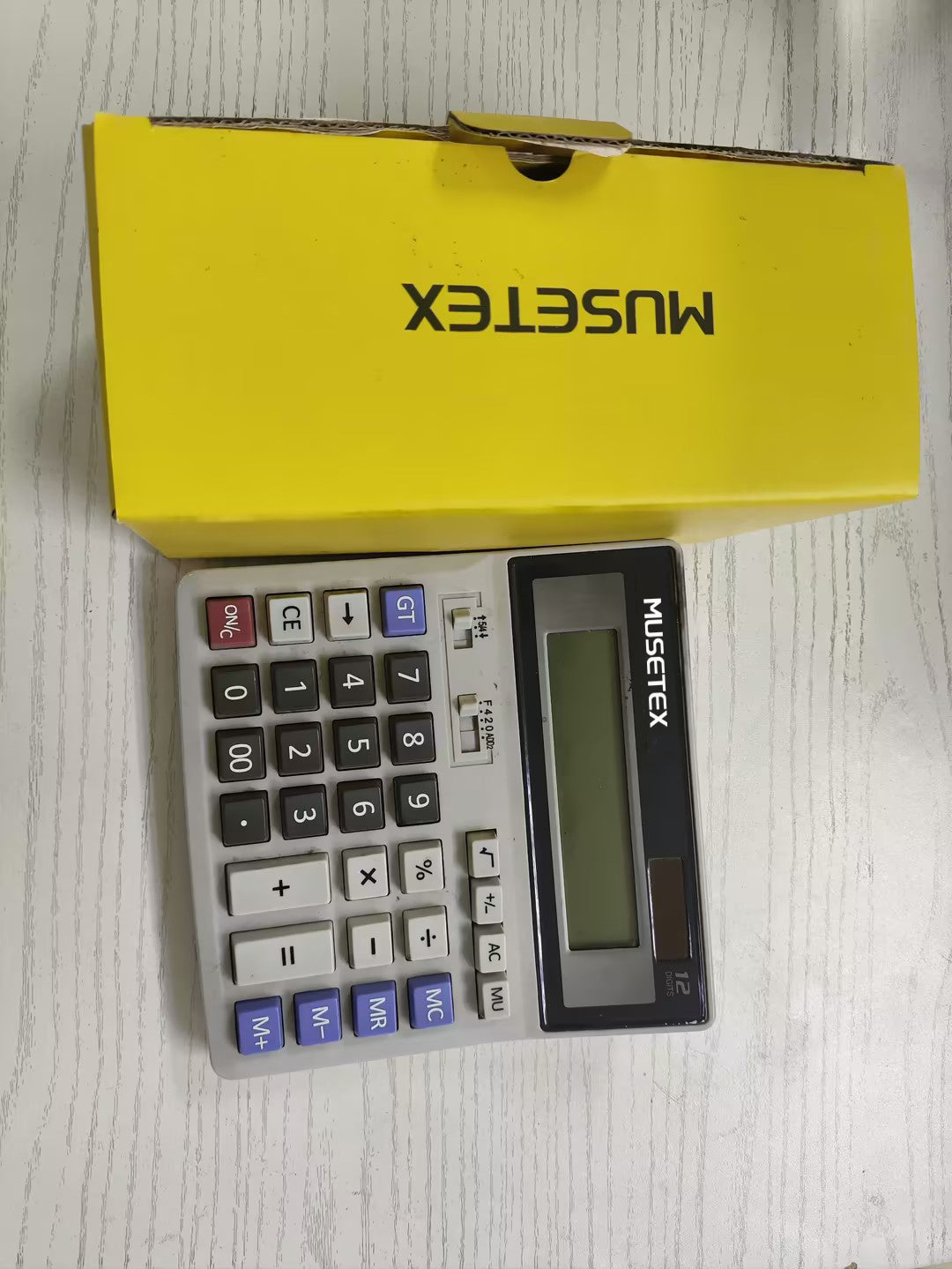 MUSETEX Electronic calculators,white