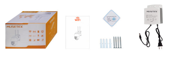 MUSETEX Closed circuit TV systemsHD WiFi security systems.