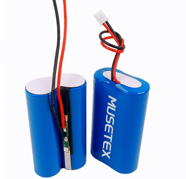 MUSETEX Rechargeable batteries,Li-ion battery pack 3.7V1800mAh rechargeable battery