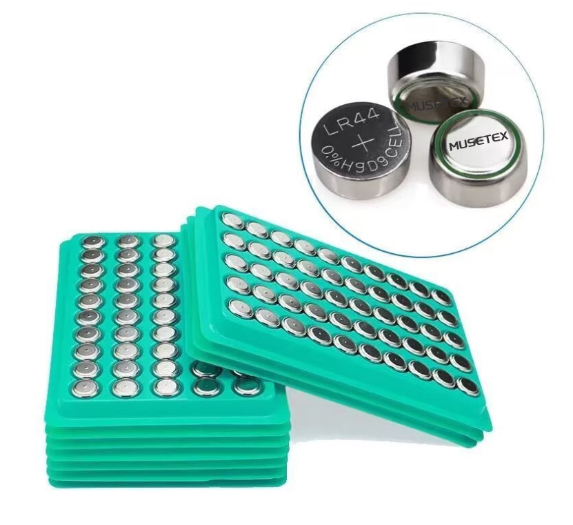 MUSETEX Button Cell High Capacity 1.5V Alkaline Mercury Free AG1