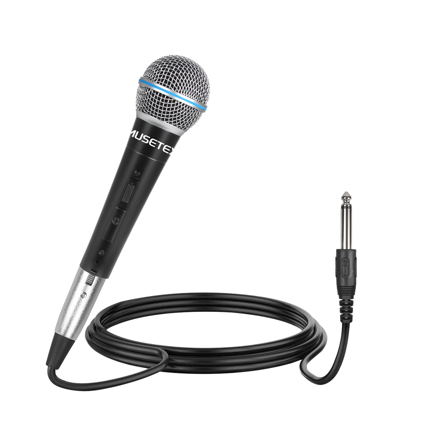 MUSETEX Microphone, Wired Sound Card Microphone, Anti-Spray Computer Recording, Sound Card Live Streaming Special Equipment Wired Microphone