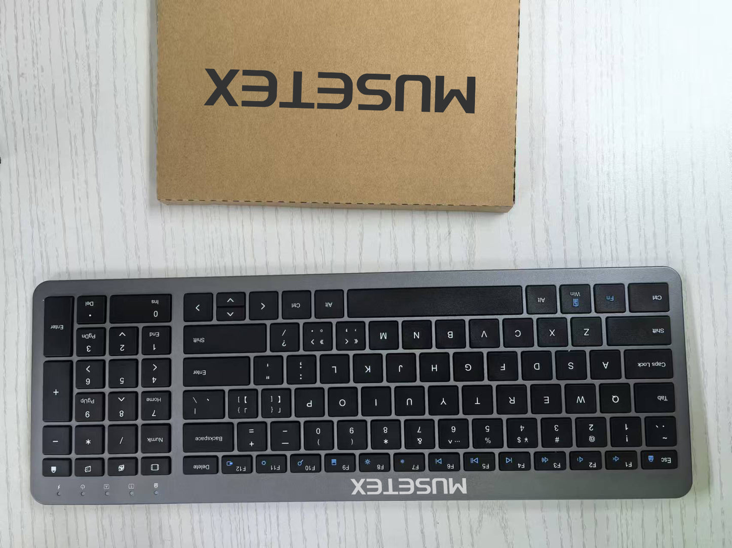 MUSETEX Keyboard, Modern Keyboard Cable Mouse Set, USB Laptop Desktop PC Universal