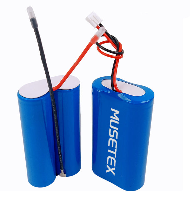 MUSETEX Rechargeable batteries,Li-ion battery pack 3.7V1800mAh rechargeable battery