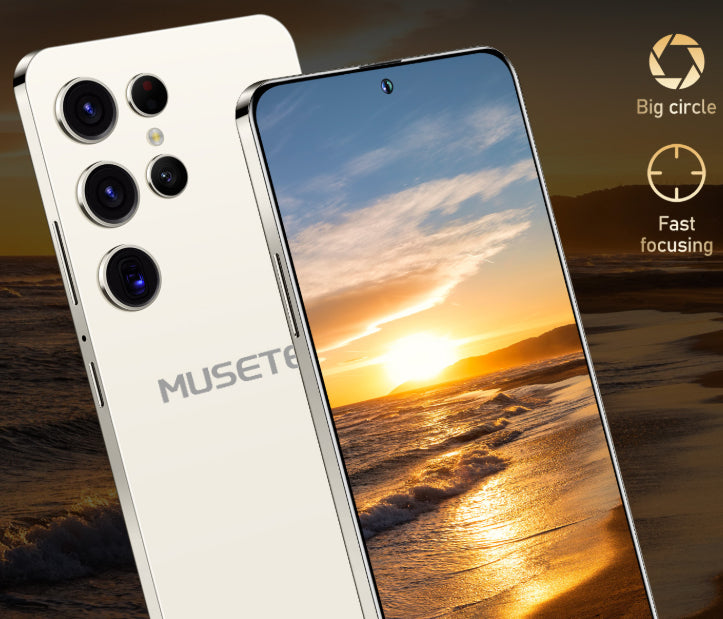 MUSETEX smartphone, 7.3 large screen, 13 million pixels, Black,