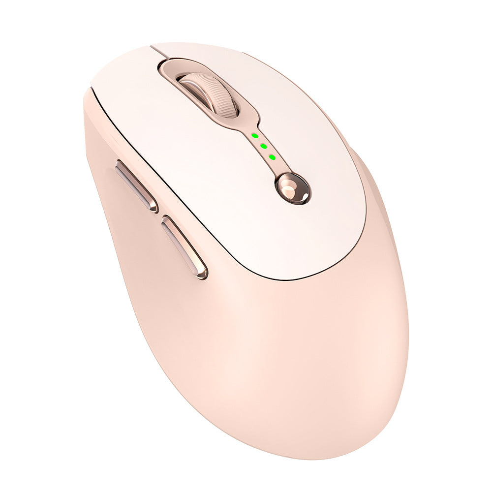 Mouse Computer Pink MUSETEX Bluetooth Wireless Computer mice, Pink
