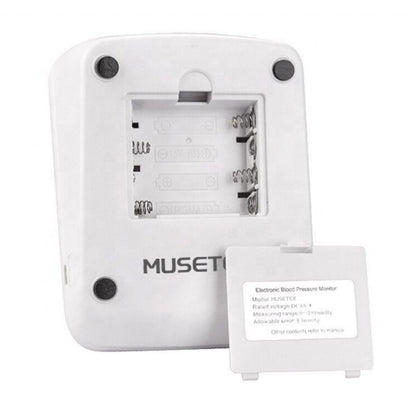 MUSETEX Pressure measuring apparatus，Electronic blood pressure monitor, home use, cuff upper arm type, test blood pressure meter, blood pressure measuring instrument
