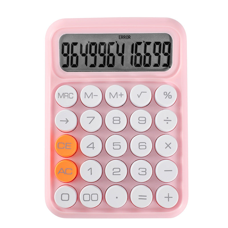 Pink Calculator Ruler MUSETEX Electronic calculators, pink