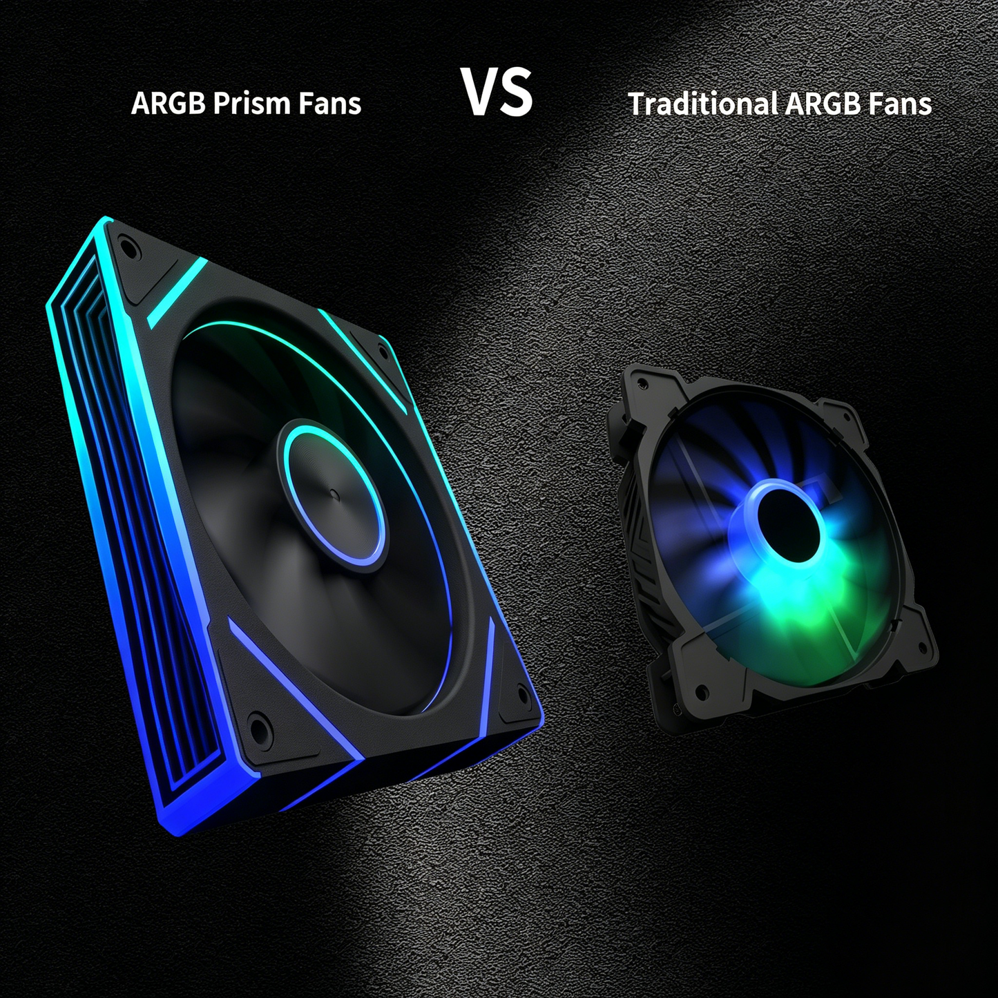 MUSETEX ATX PC Case,6 PWM ARGB Fans Pre-Installed,360MM RAD Support,Type-C Gaming PC Case,270° Full View Tempered Glass Mid Tower,Black ATX Computer Case,Y6