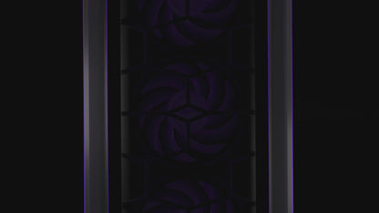 G07S-N6 MUSETEX ATX PC Case, 6 PWM ARGB Fans Pre-Installed, Computer Case with Double Tempered Glass, Mid Tower Gaming PC Case, USB 3.0 x 2, Black, G07